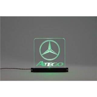 Acryl Schild Mercedes-Benz Atego beleuchtet