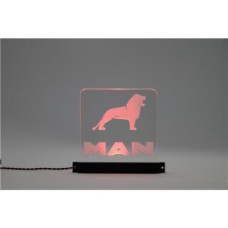 Acryl Schild MAN V1 beleuchtet