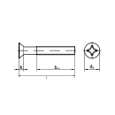 DIN 965 Senkkopfschraube Kreuzschlitz PH A2 M2x10